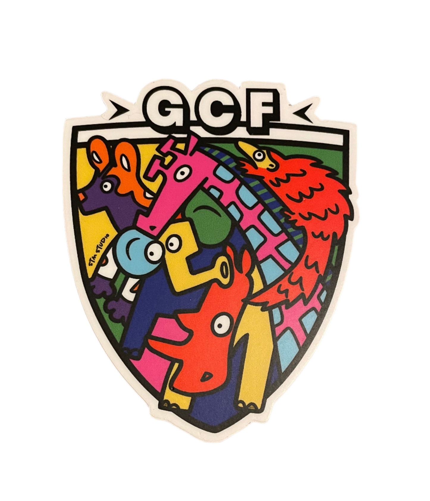 Animal Shield Vinyl Sticker