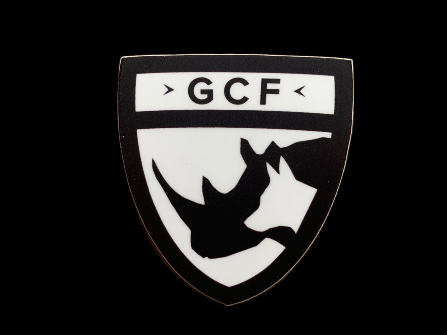 Rhino and K9 GCF Shield - Sticker