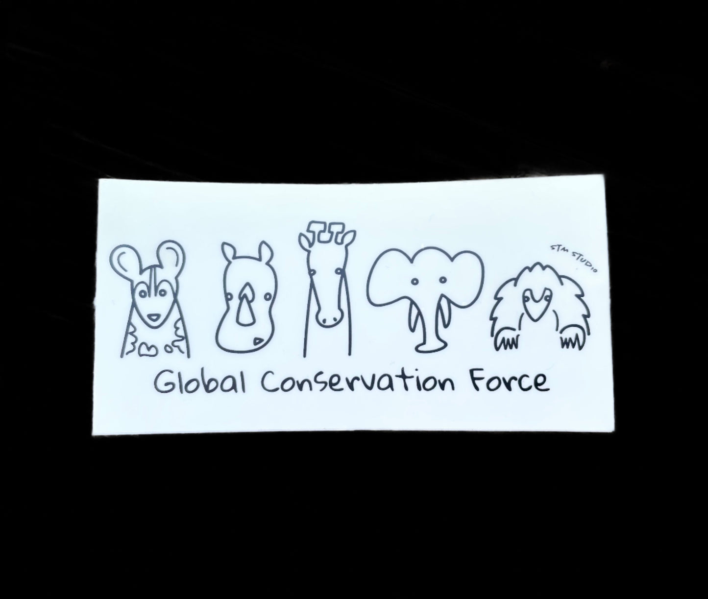 Animal Sketch Vinyl Sticker