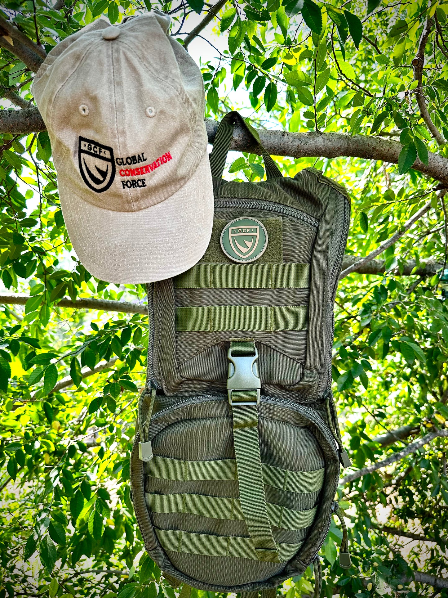 GCF Tracker Pack Kit - Pack, Hat, Patch, Hydration Bladder