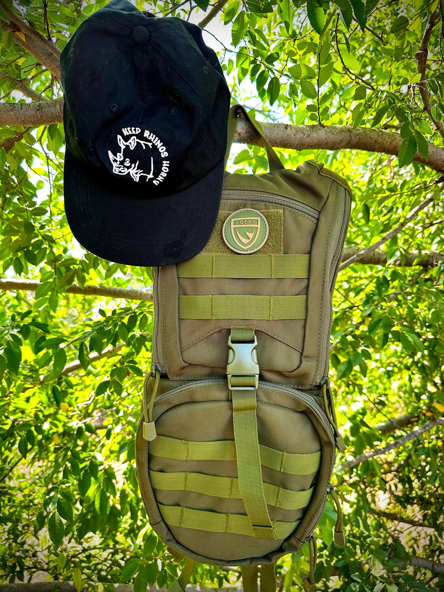 GCF Tracker Pack Kit - Pack, Hat, Patch, Hydration Bladder