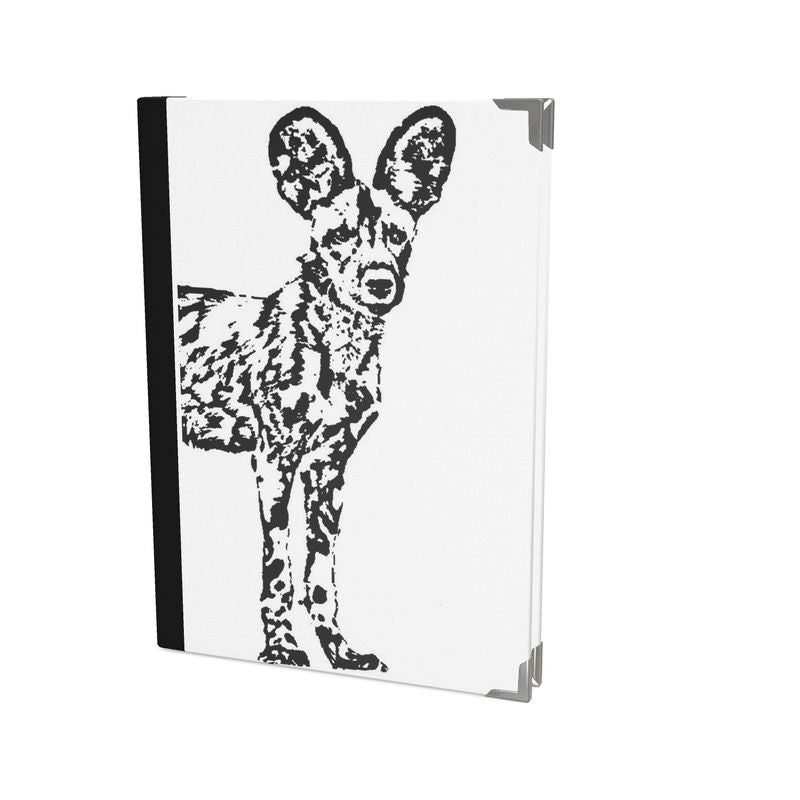 Deluxe Diary African Painted Dog Design