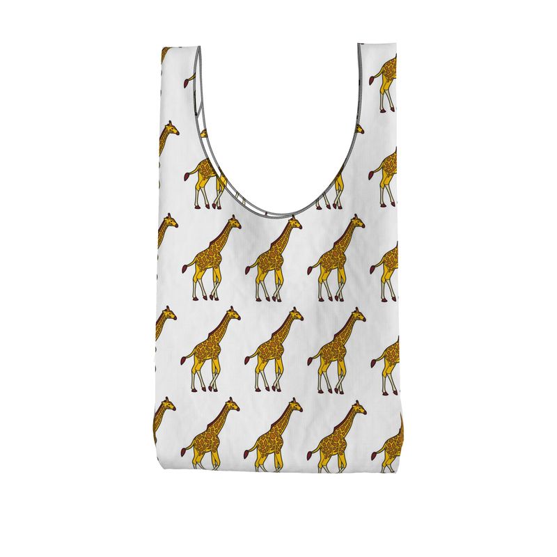 Giraffe Art - Parachute Shopping Bag