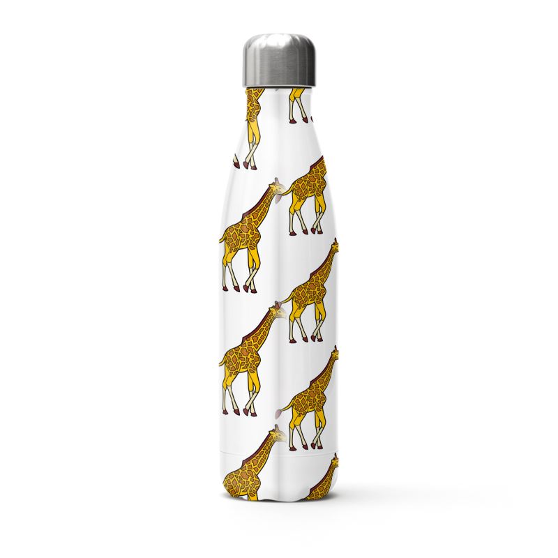 Giraffe Art Stainless Steel Thermal Bottle