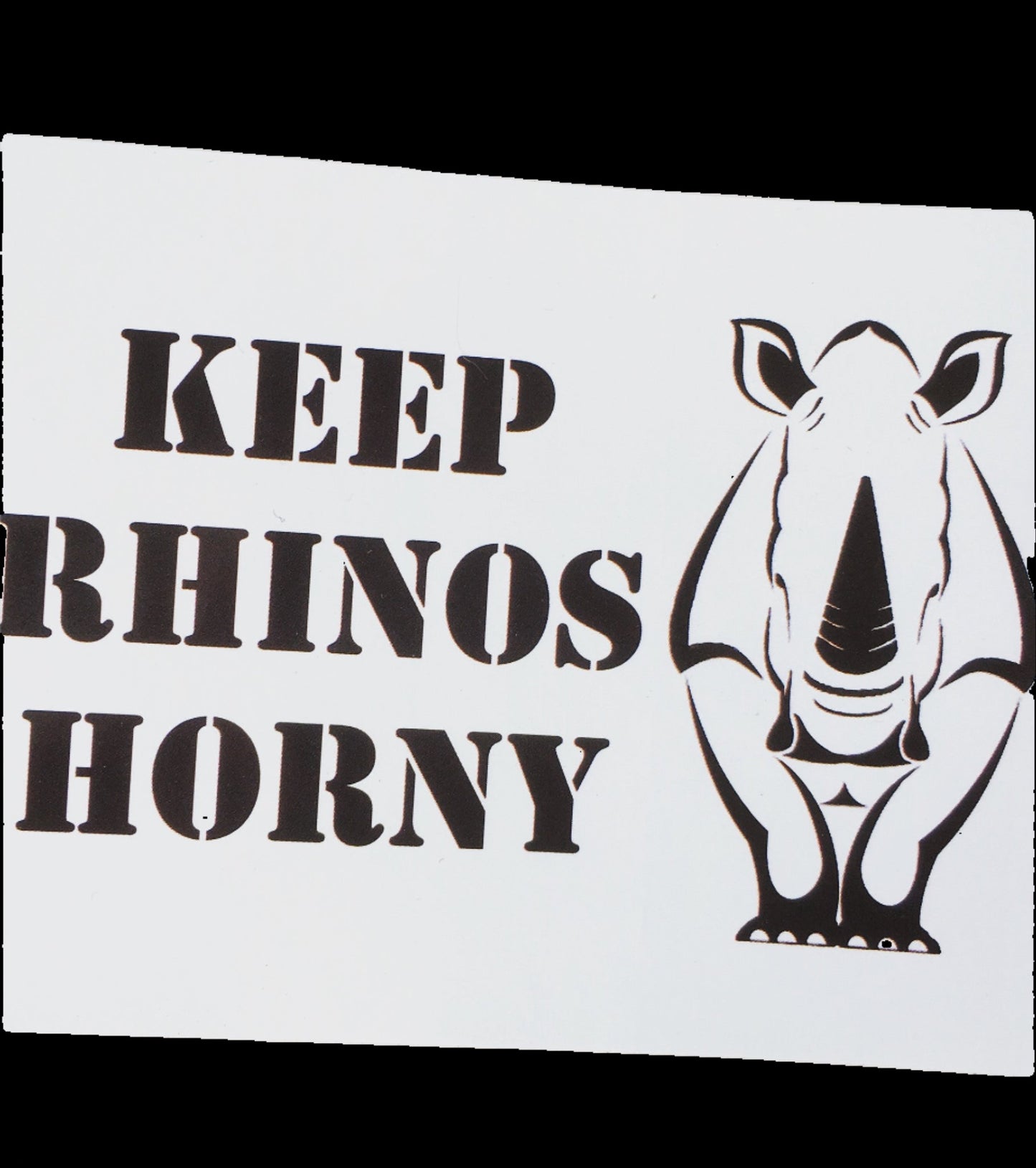 Keep Rhinos Horny - Sticker