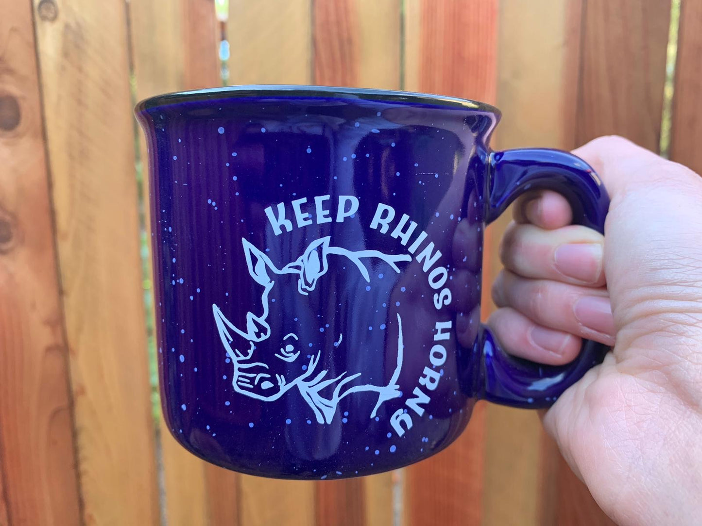 Keep Rhinos Horny | Mug