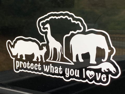Protect What You Love - Vinyl Decal