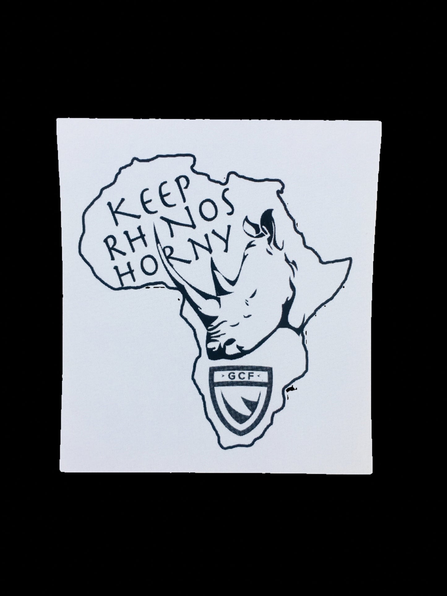 “Keep Rhinos Horny” - Africa Sticker