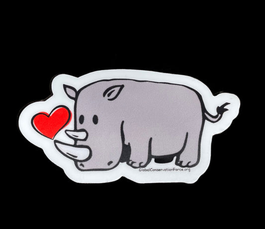 Rhino Love - Sticker